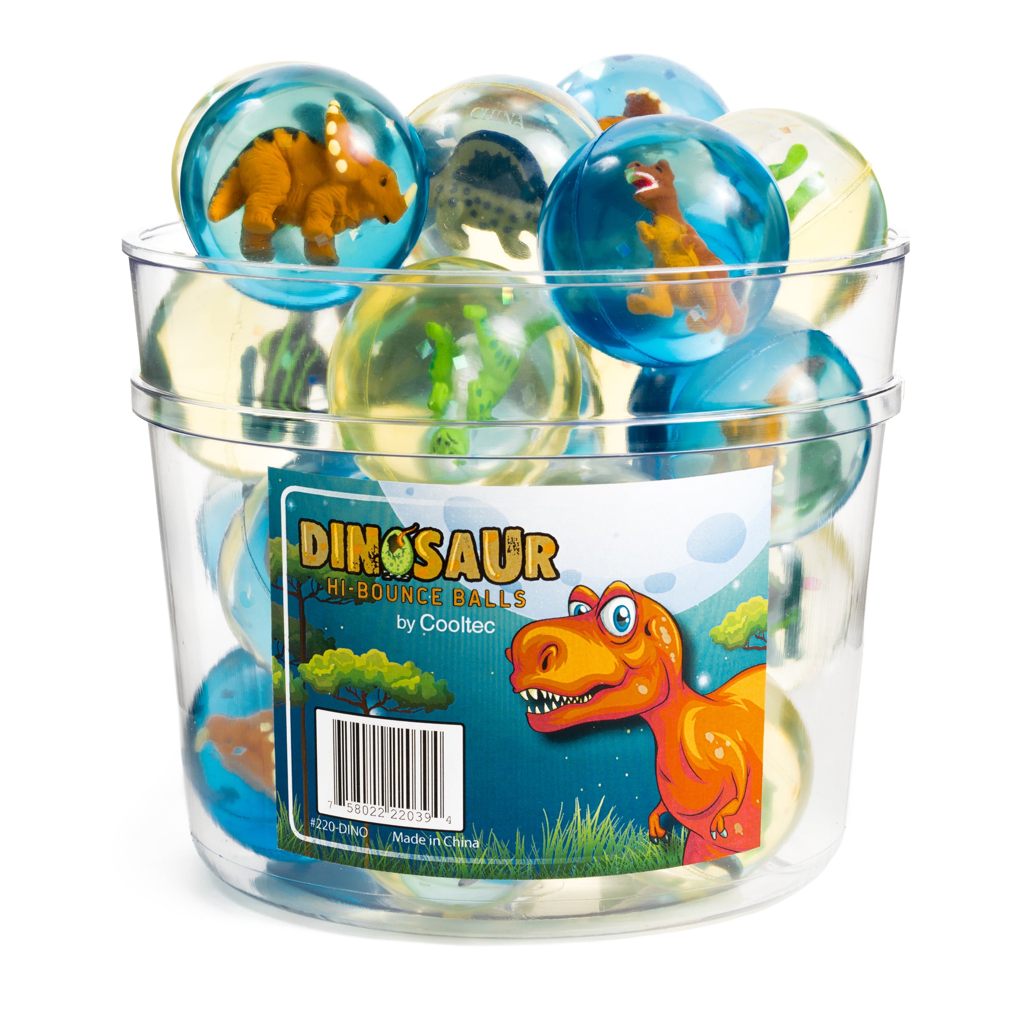 Dinosaur High Bounce Ball (24 pc DISPLAY)