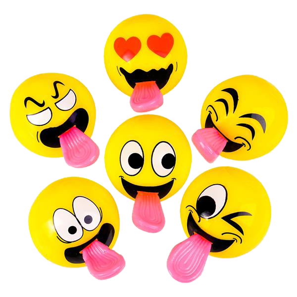 2 Inch Slingshot Emoji Ball (12 pc DISPLAY)
