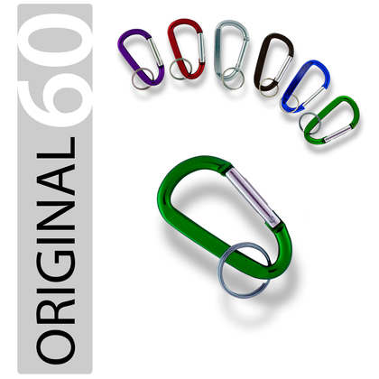 Anodized Carabiner Keychain - 60 mm (48 pc Display)