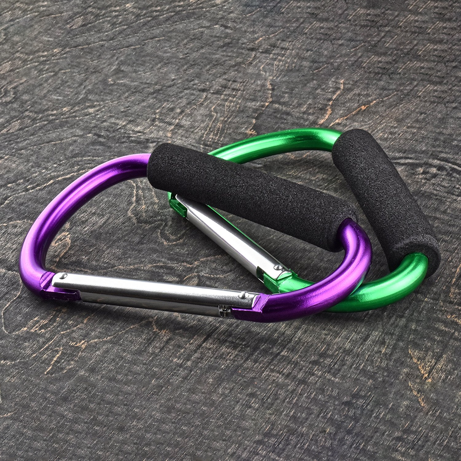Jumbo Carabiner Carry-All - Anodized Finish (12 pc Display)