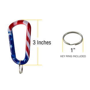 USA Carabiner - 80 mm (36 pc Display)