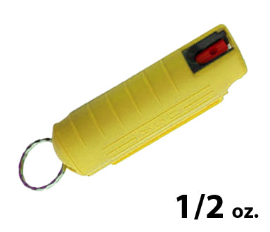 Pepper Spray Hard Case - Yellow (1 pc)