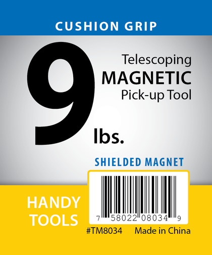 9 lbs. Telescoping Magnet - Cushion Grip (12 pc Display)