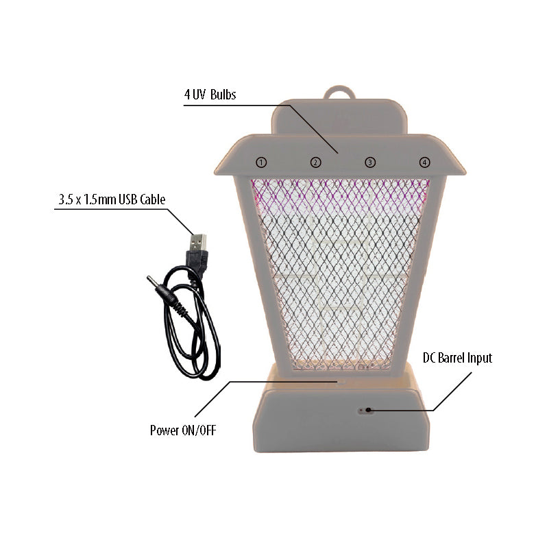 Rechargeable UV Bug Zapper (1 pc)