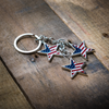 Stars and Stripes Keychain (12 pc DISPLAY)