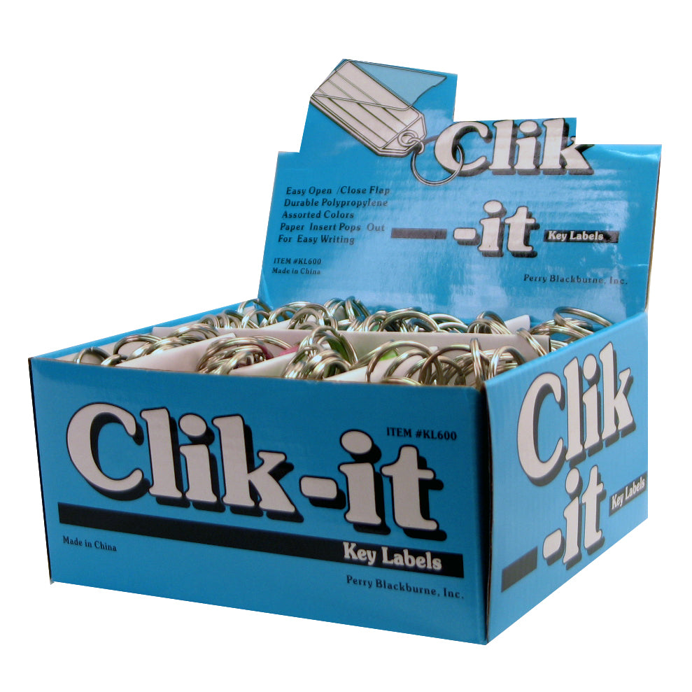 Click-it ID Key Labels (100 pc DISPLAY)