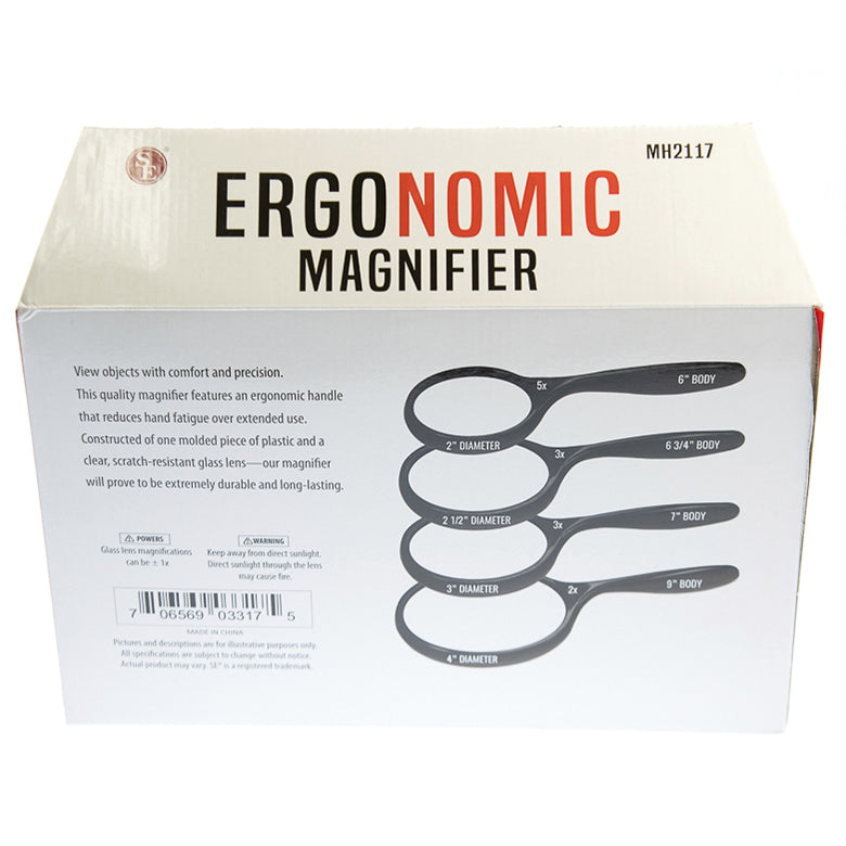 Ergonomic Handle Magnifier (12 pc DISPLAY)