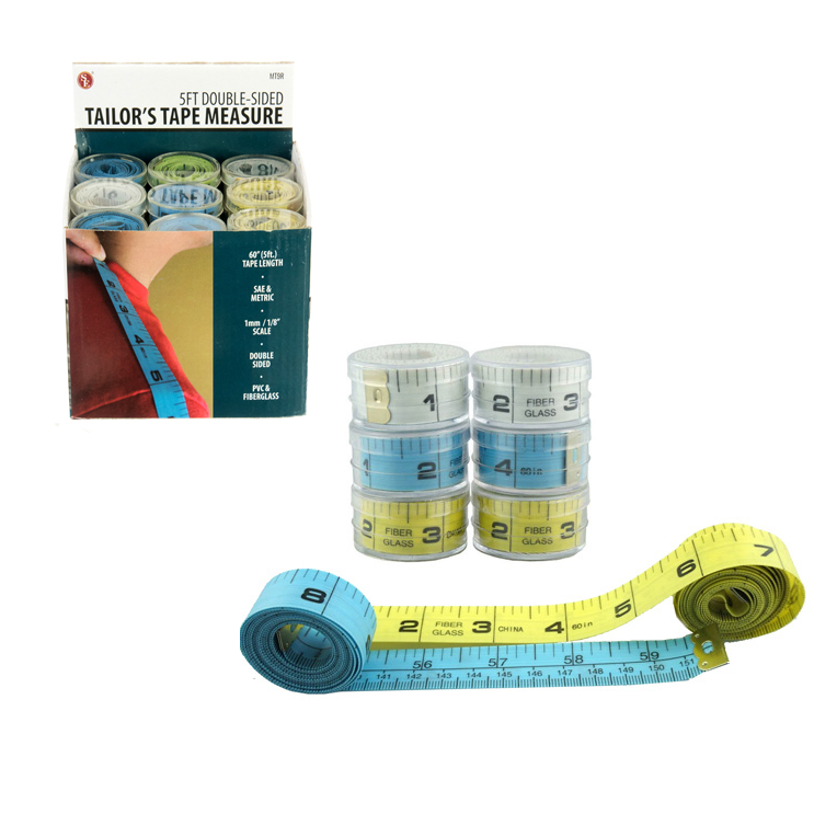 5ft Double Sided Tailors Tape Measure (36 pc Display) – Robert