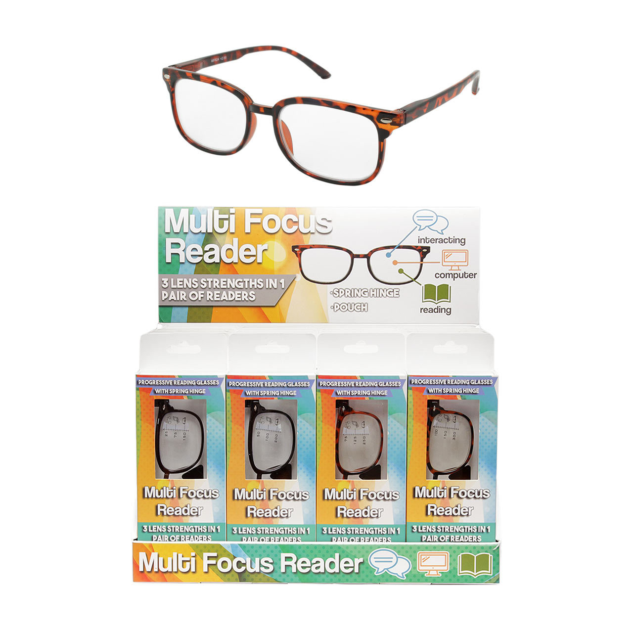 Pocket top reading glasses