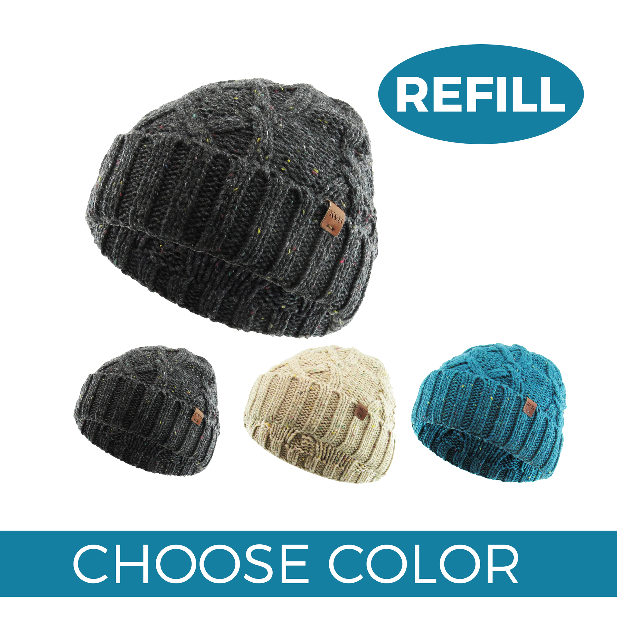 Confetti - Premium Winter Beanie (1 pc REFILL)