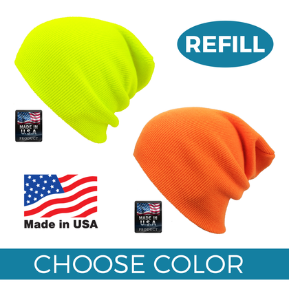 Safety Long Knit Winter Beanie (1 pc REFILL)