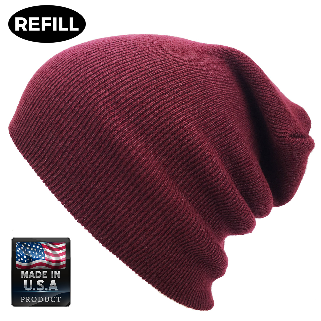 Long Knit Winter Beanie (1 pc REFILL)