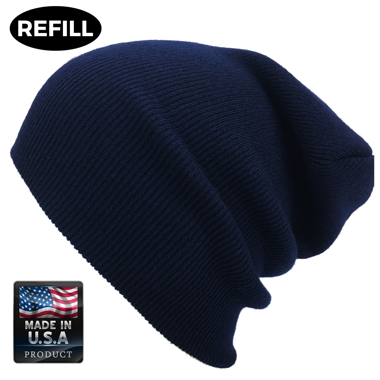 Long Knit Winter Beanie (1 pc REFILL)