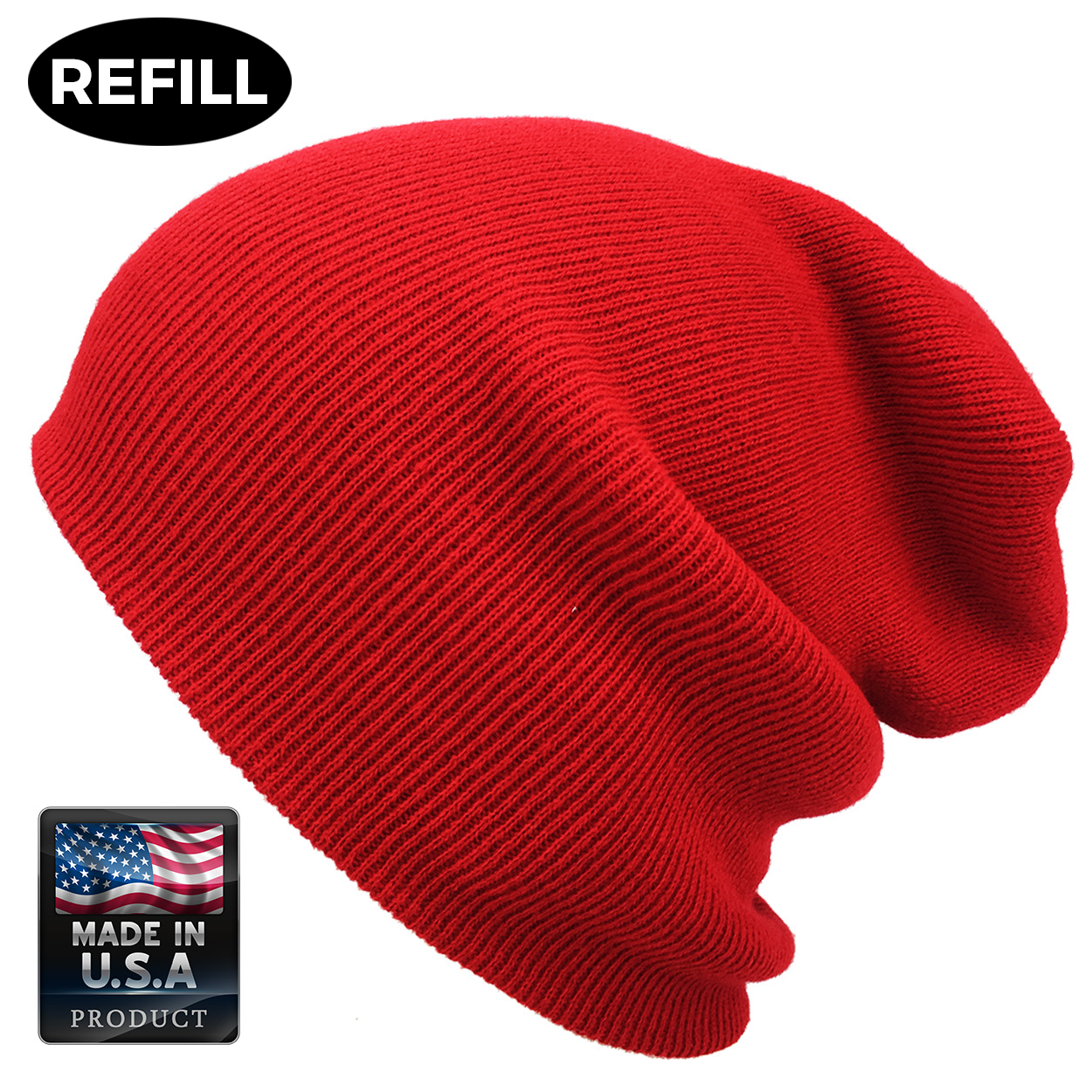 Long Knit Winter Beanie (1 pc REFILL)