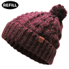 POMPOM - Wool Blend Winter Beanie (1 pc REFILL)