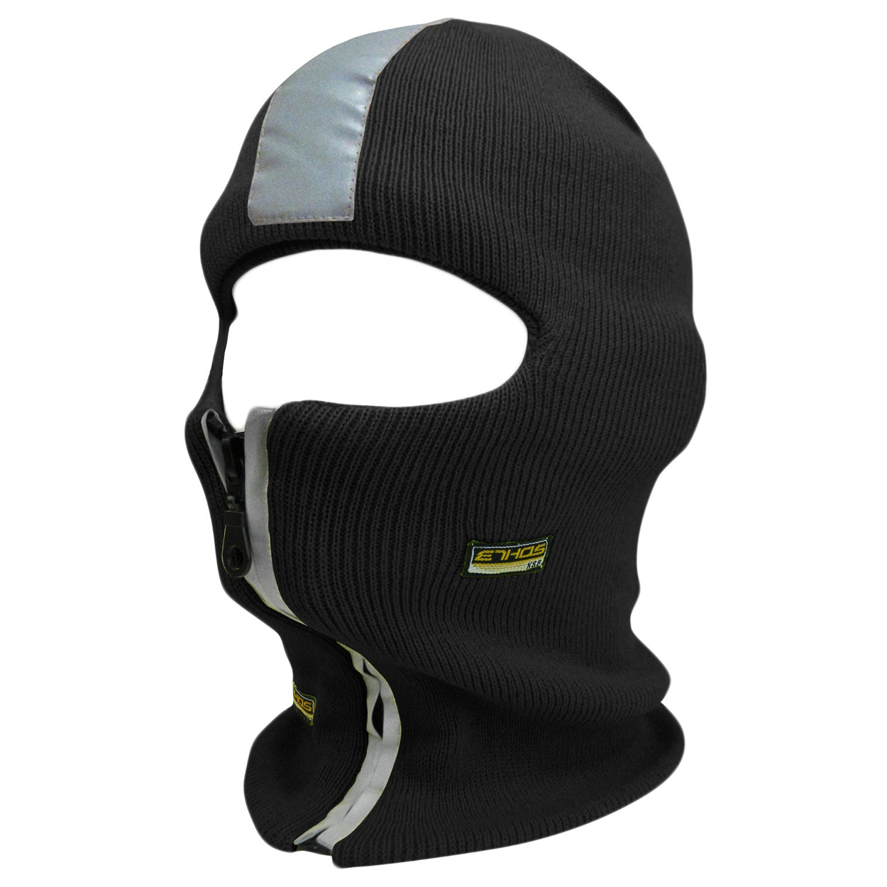 Safety Reflective Zipper Winter Mask (6 pc Clip Strip)