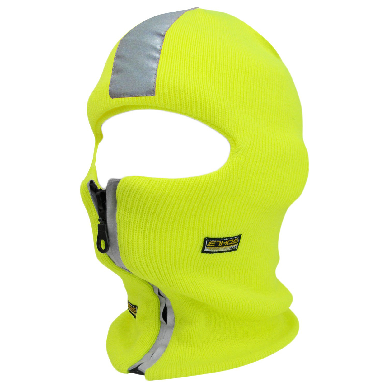 Safety Reflective Zipper Winter Mask (6 pc Clip Strip)