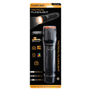 Farpoint® 4000 Lumens Tactical Flashlight (1 pc)