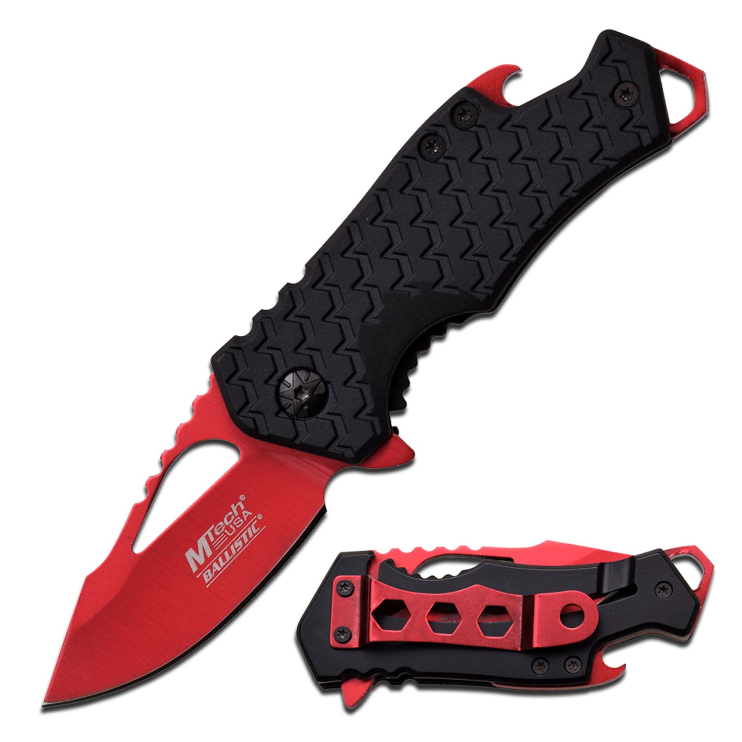 RED BLADE | MTECH | Nylon Fiber Handle Pocket Knife (1 pc)